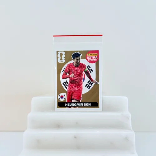 Figurinha Extra Sticker Ouro Heungmin Son Copa do Mundo 2026