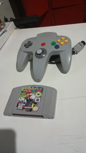 Controle e jogo Nintendo 64 original