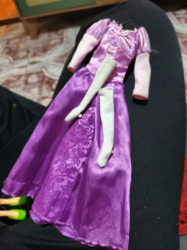 Vestido boneca Rapunzel disney reservado 