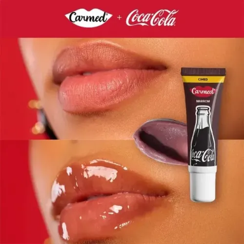 Carmed Coca Cola Marrom Kit com 14 unidades Hidratante Labial Edição Especial