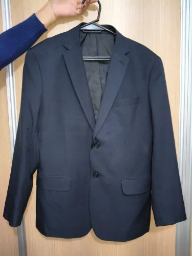 Terno blazer + calça azul escuro 