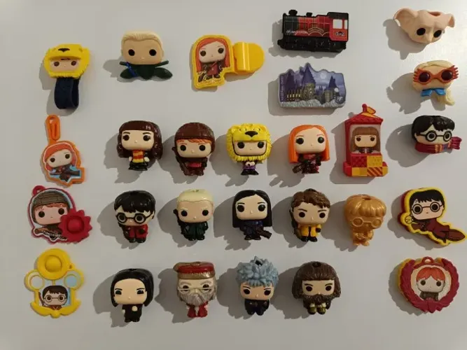 Lote Coleção Harry Potter Kinder Joy Funko Pop