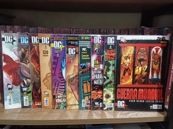 Coleção hq completa DC APRESENTA vol 1 ao 10 Panini