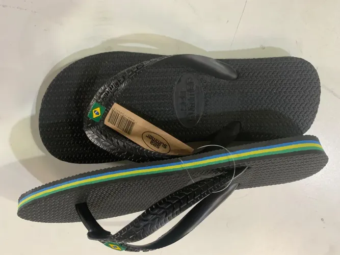 Chinelo 100% Borracha R$25,50 ou cx c/ 24 R$372,00