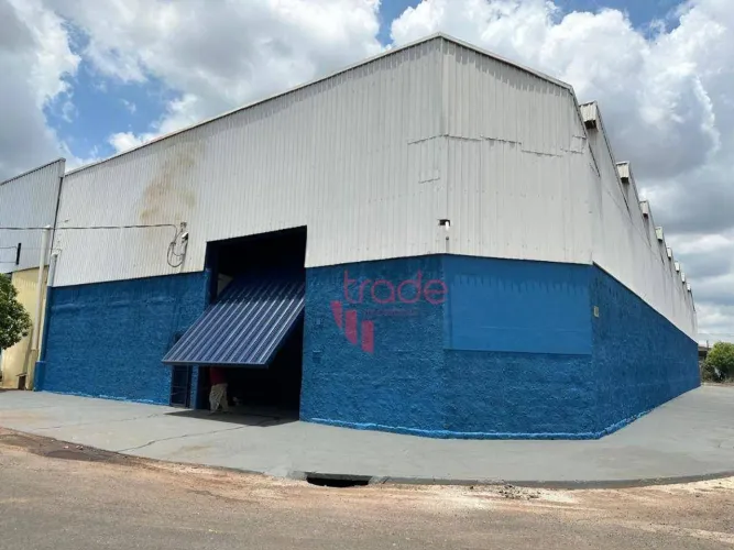 Galpão Comercial `para Locação no Bairro Parque Industrial Tanquinho em Ribeirão Preto.