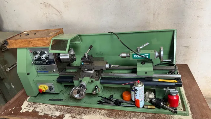 Mini torno mecânico