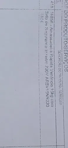 Amassadeira rápido Venâncio 15kg