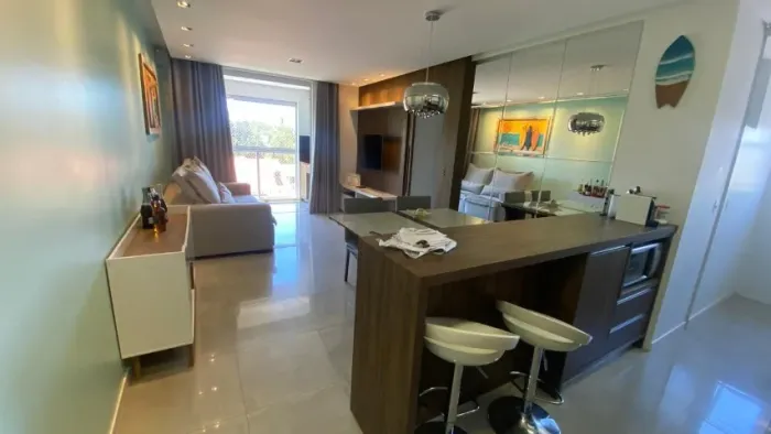 Apartamento 80m2 com 2 quartos sendo 1 Suíte + Closet 100% mobiliado no Costa e Silva