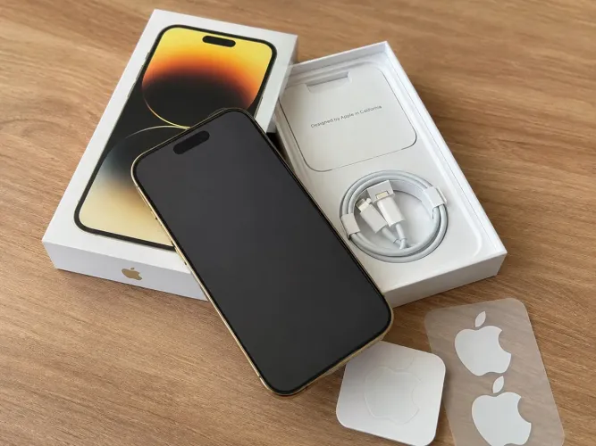 iPhone 14 Pro 128GB Gold | Completo | Muito Conservado