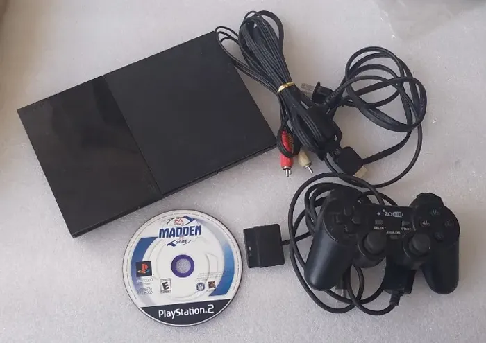 Console PlayStation 2 Slim - Bloqueado - Funcionando