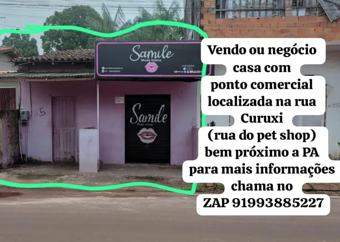 Vendo ou troco casa a 100 metros da estrada de mosqueiro no Pau darco