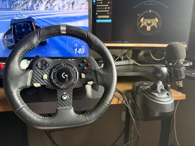 Volante Logitech G920 + Câmbio - funcionando perfeitamente