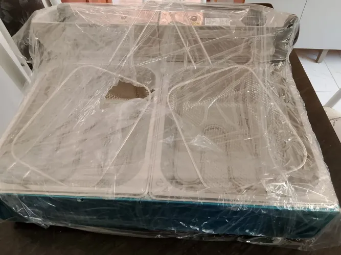 Fritadeira Profissional Elétrica 10L Inox com Termostato 300ºC - Industrial