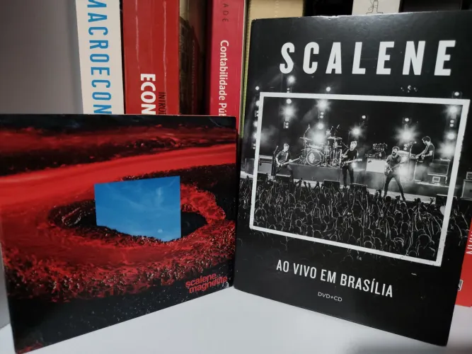 Kit Scalene: Magnetite e Ao vivo em Brasília CD e DVD