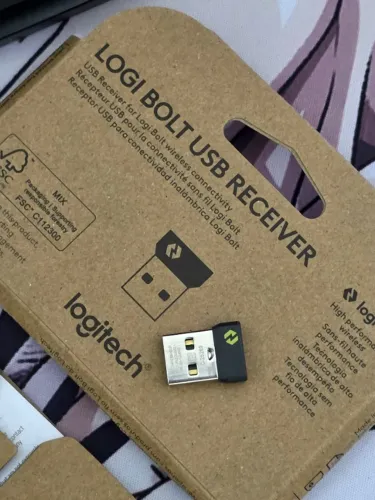 Receptor Logitech USB Logi Bolt Mouse e Teclado