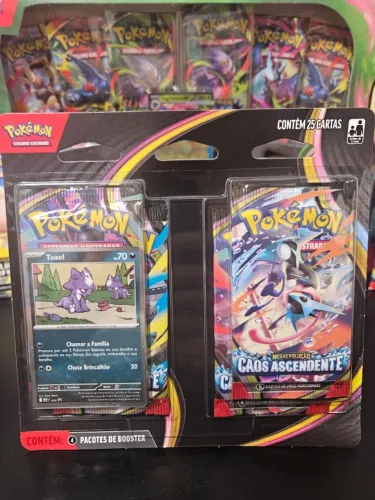 Blister Quadrúplo Pokémon ME04 Caos Ascendente