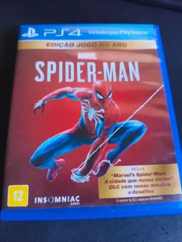 Spider man PS4 edição jogo do ano! 