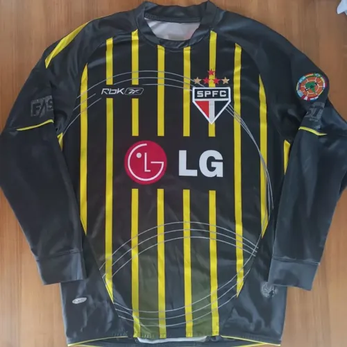 Camisa Original 2006 Manga Longa Goleiro São Paulo FC Reebok Abelha Tamanho M Rogério Ceni