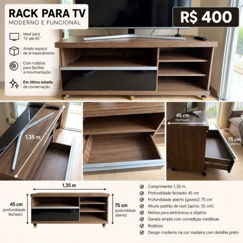 Rack para tv