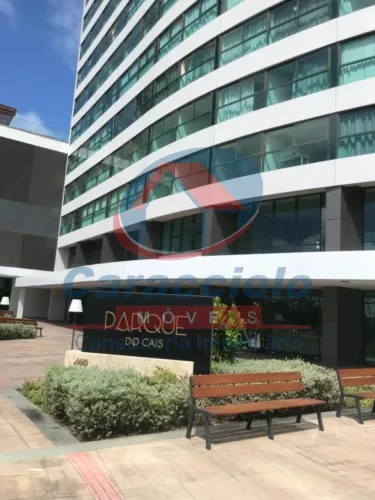 Edifício Parque do Cais | Apartamento Mobiliado com 2 Quartos | 60,00 m²