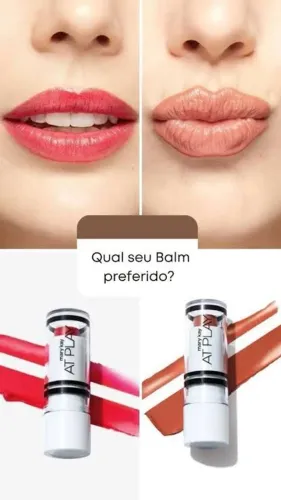 Bálsamo com cor