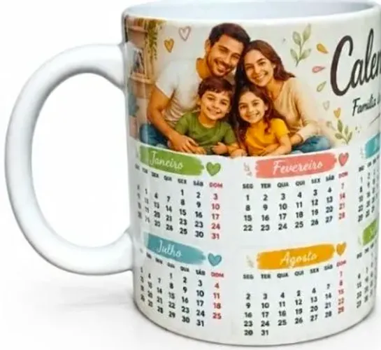 Caneca Calendário ? Família 2027