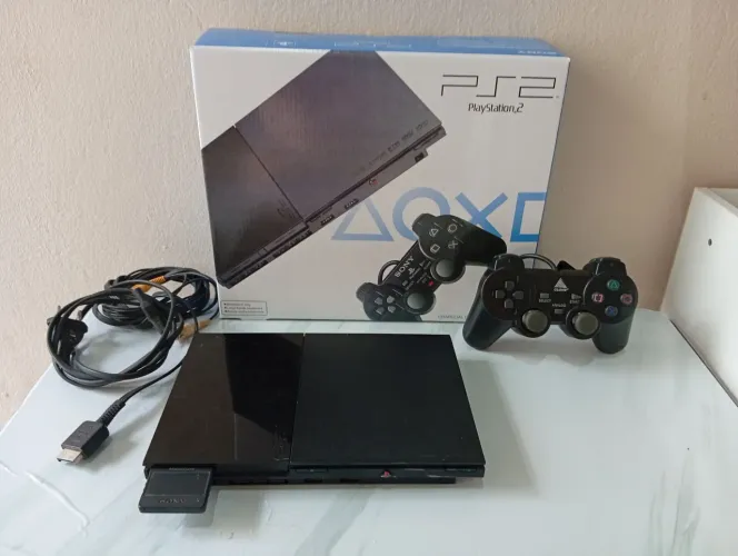 Playstation 2 completo com caixa 