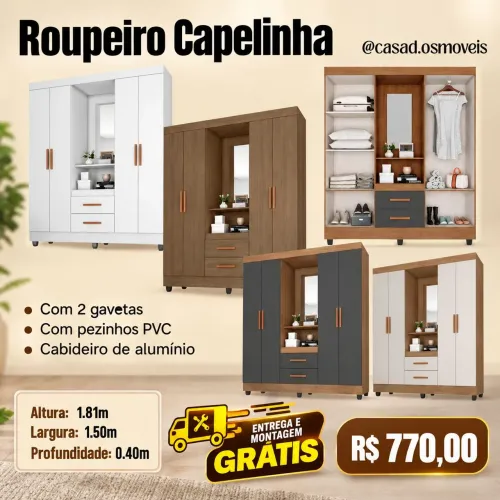 Guarda roupa capela