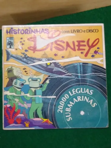 Disco Vinil Compacto+livreto 20.000 léguas submarinas anos 80