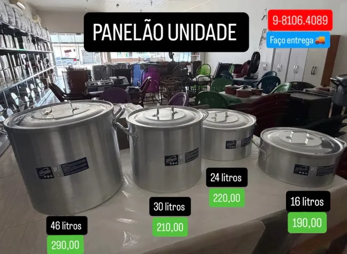 PANELÃO E CAÇAROLA UNIDADE