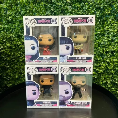 Kit 4 Funko Pop's - Shang-Chi | Katy #845 Xialing #846 Wenwu #847 Razor Fist #849