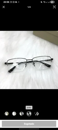  ARMAÇÃO DE ÓCULOS TITÂNIO MEMORY BL60053 - LEVE, RESISTENTE E ELEGANTE