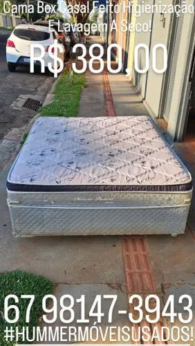 Vende - Se Cama Box Casal Feito Higienização E Lavagem A Seco!