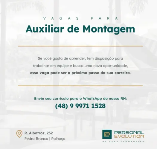 Auxiliar de Montagem