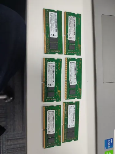 Conjunto de 6 memórias de notebook smart DDR4 8 GB 3200mhz