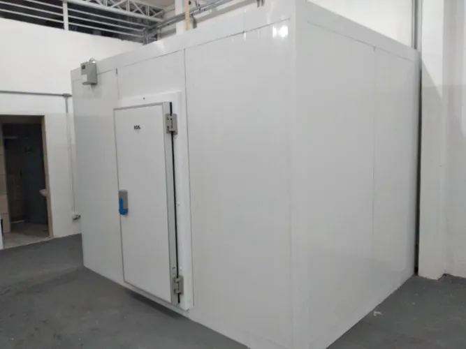 Câmara Fria congelados. -20° C, controlador ajustável de temperatura, 3.5m x 2.5m