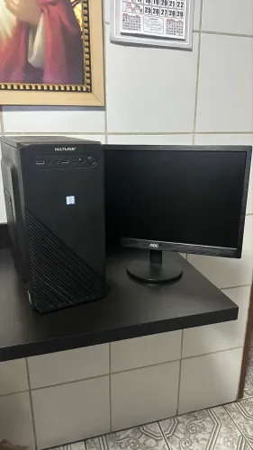 Computador i3 9° geração 8GB Ram 240Gb SSD 1Tb de HD Monitor AOC