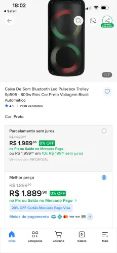 Caixa de som pulsebox