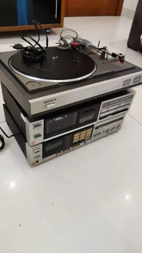 Reliquia Sony legato linear toca disco, toca fica, radio, receiver