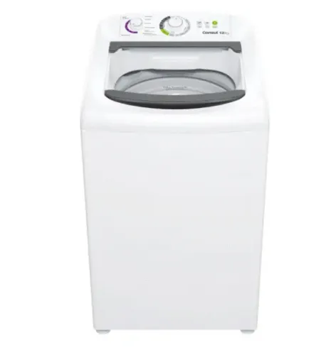 (Nova na Caixa) Lavadora de Roupas Consul 12kg 16 Programas de Lavagem Branca CWH12