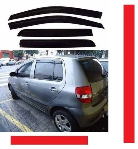 Calha De Chuva Defletor vw Fox 4p todos dltub eybll