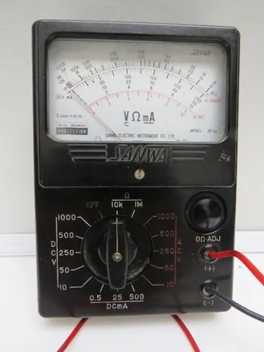 multimetro antigo para eletronica