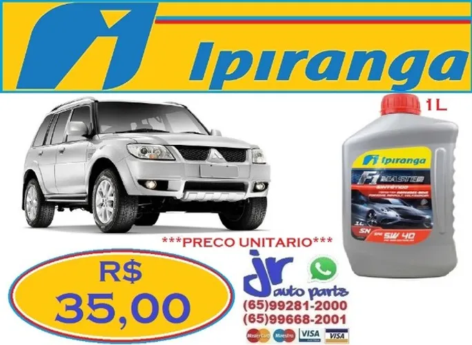 Lubrificante Ipiranga TR4 F1 Master 5W40 sintético