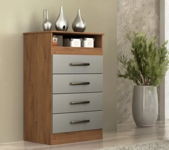 Cômoda compacta ideal para o seu espaço em 100%MDF