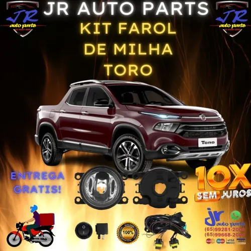 Kit Farol De Milha Fiat Toro 2016