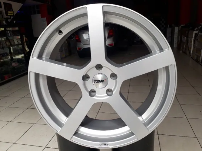 Jogo Rodas  Aro 20 SW Panorama 5x112 20x7,5 45 Prata Diamantada Nova 177