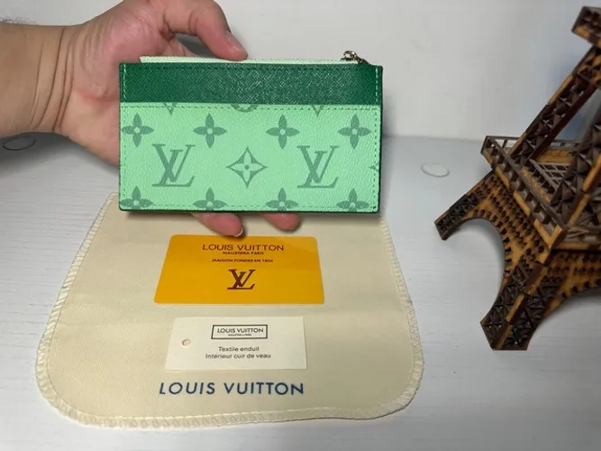 CARTEIRA PORTA CARTÃO FEMININO LOUIS VUITTON COURO CANVAS MULTICOLORS