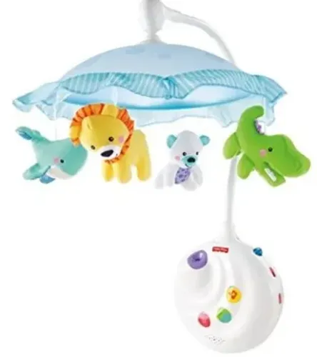 Móbile e Projetor Fisher-Price - Amigos da Floresta