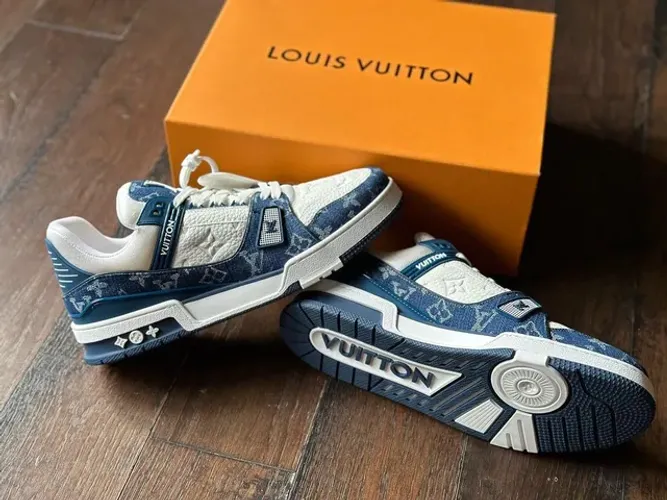 Louis Vuitton Trainer Blue Denim