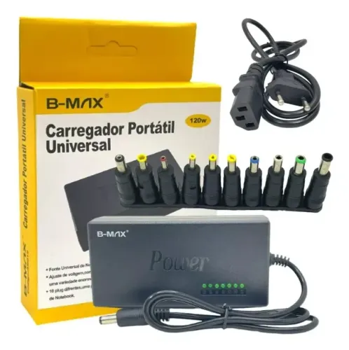 Fonte Carregador Universal Para Notebook Positivo Acer Samsung Lg Sony Lenovo Multilaser